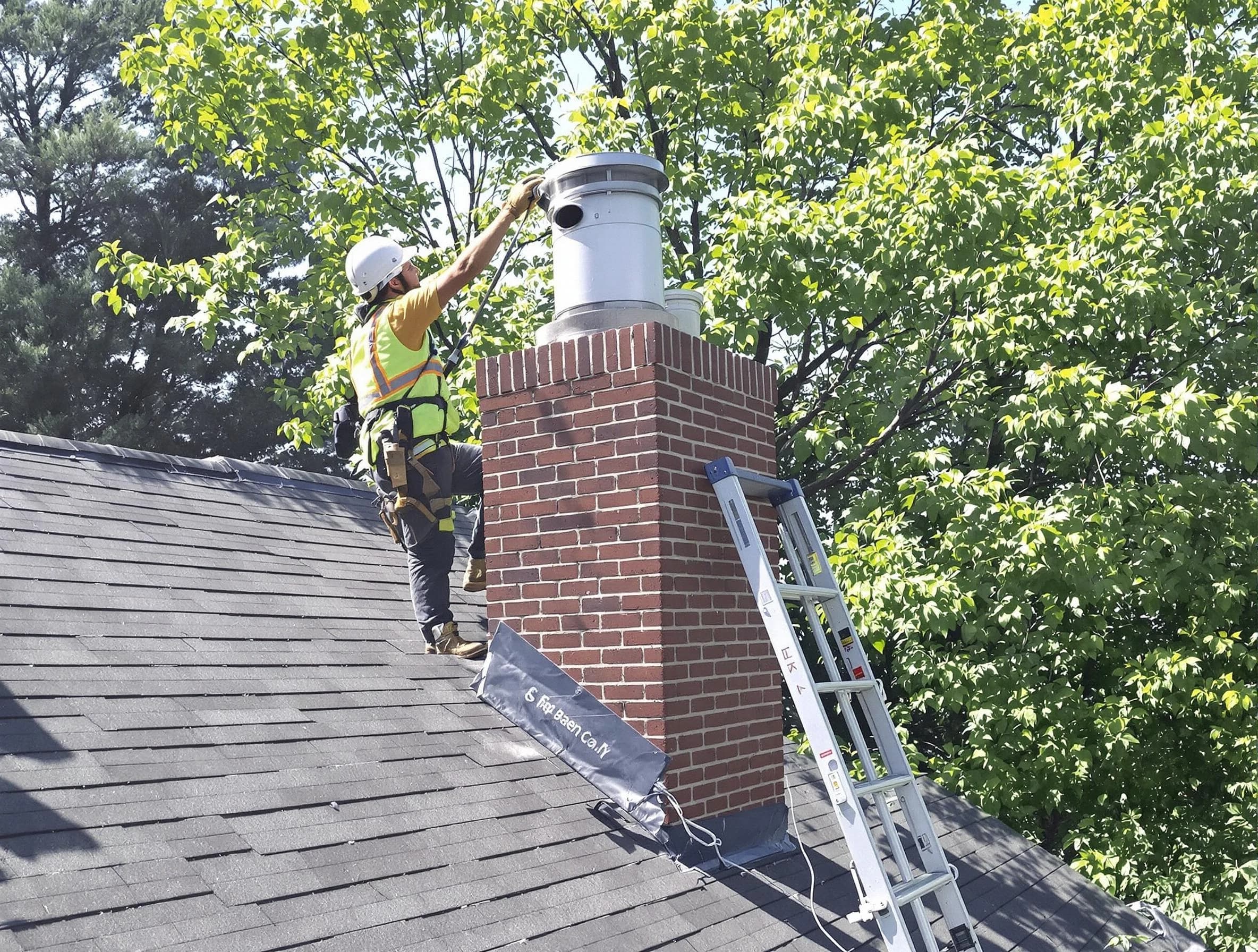 Chimney liner inspection by East Orange Chimney Sweep in East Orange, NJ