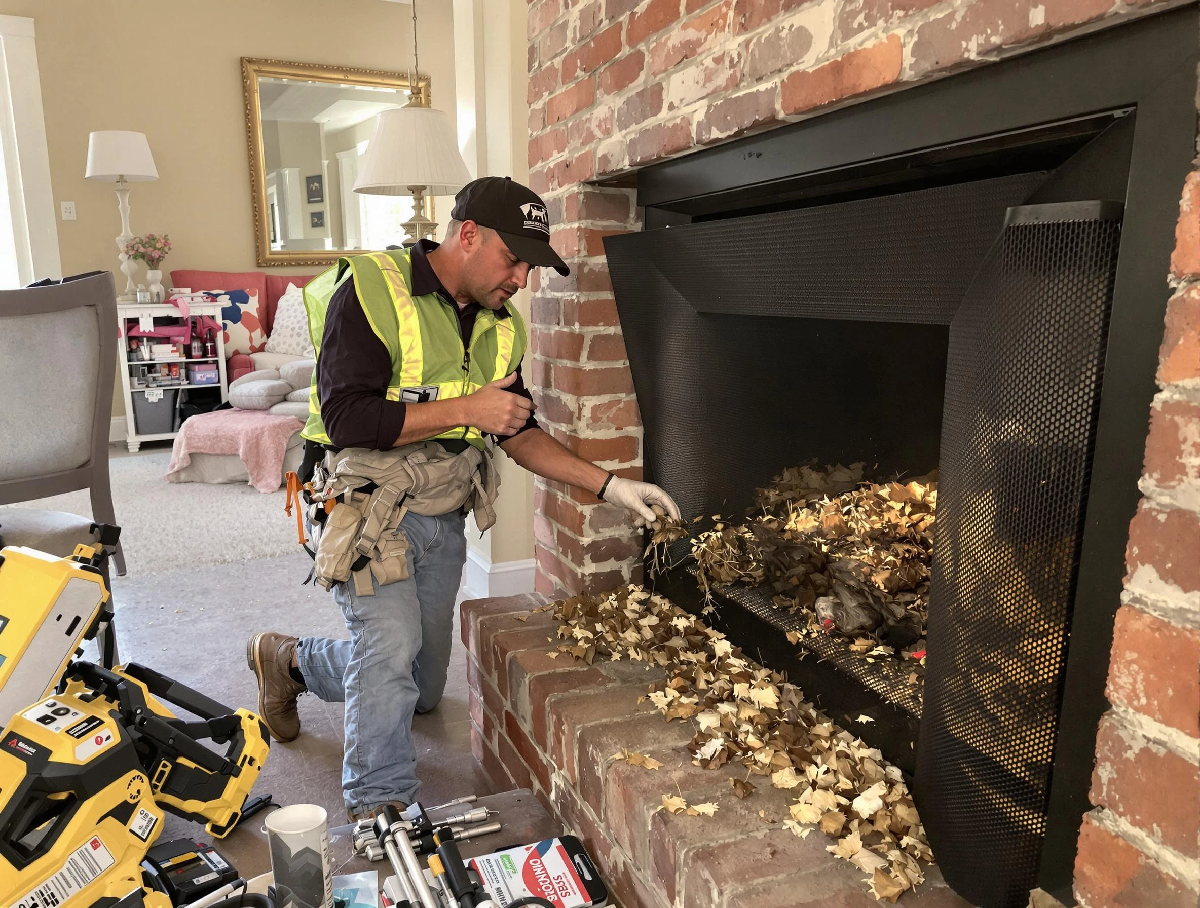 Safe screening installation by East Orange Chimney Sweep in East Orange, NJ