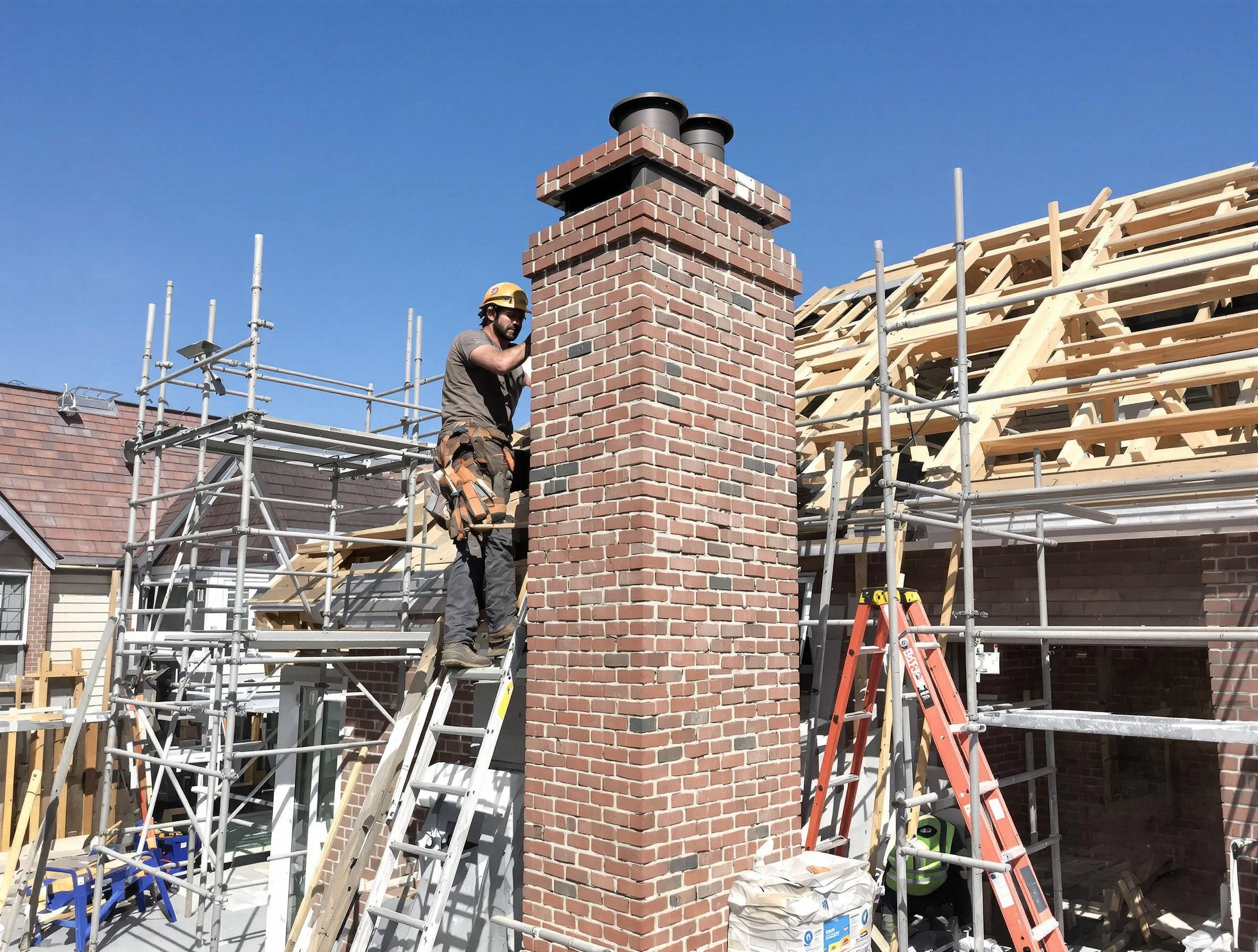New chimney installation completed by East Orange Chimney Sweep in East Orange, NJ